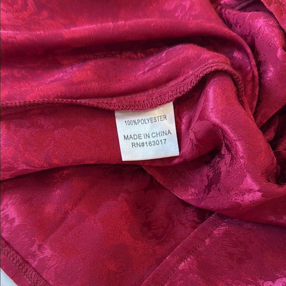 NWT Elegant Red Spaghetti Strap Dress - Picture 9 of 10